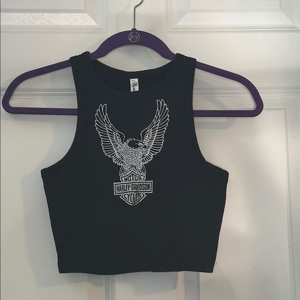 Harley-Davidson Black Women's Crop Top